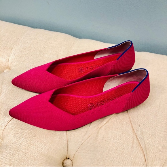 Rothy's Shoes - Rothy’s! The point berry colored flats size 10.5!